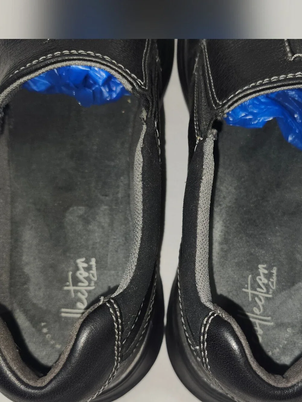 Clarks smooth black